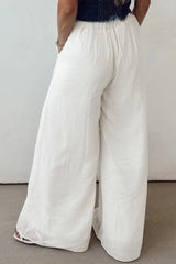 Flowy Wide Leg Pants with Drawstring Waist OutfitFlow