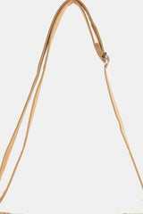 Fame Two Tone Woven Paper Envelope Clutch Bag OutfitFlow