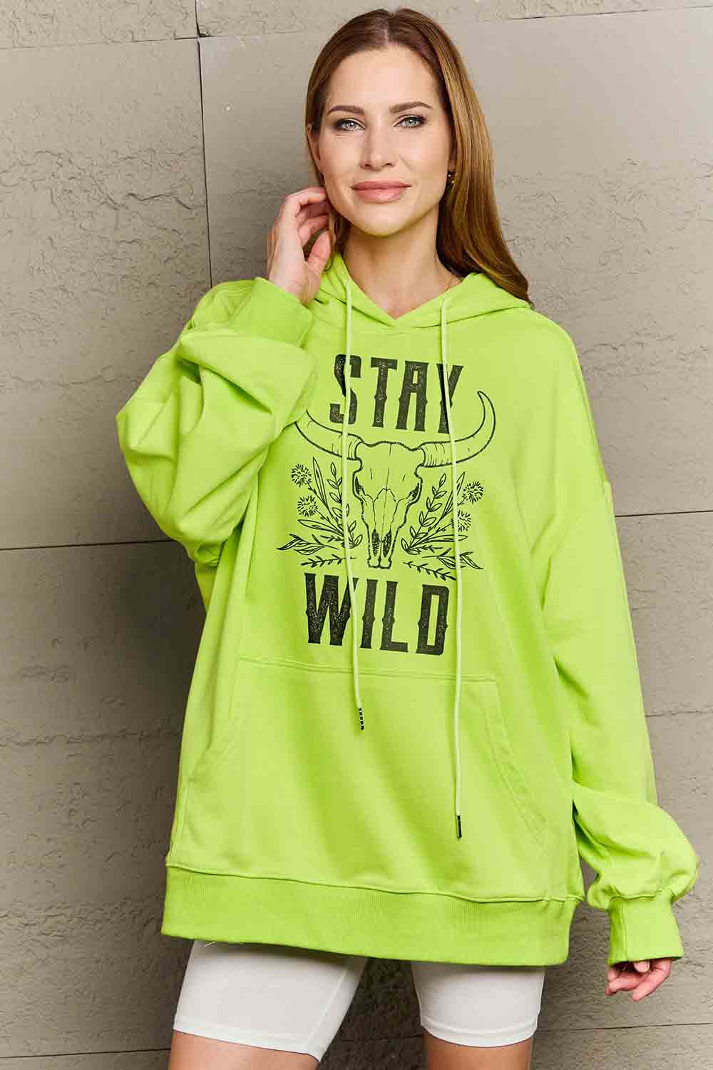 Outfit Flow - Simply Love Simply Love Full Size STAY WILD Graphic Hoodie