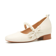 Square Toe Block Heels Pumps OutfitFlow