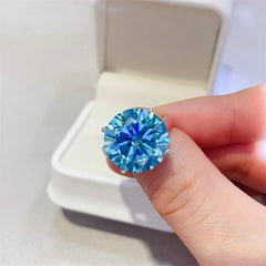 5 Carat Moissanite 925 Sterling Silver Ring OutfitFlow