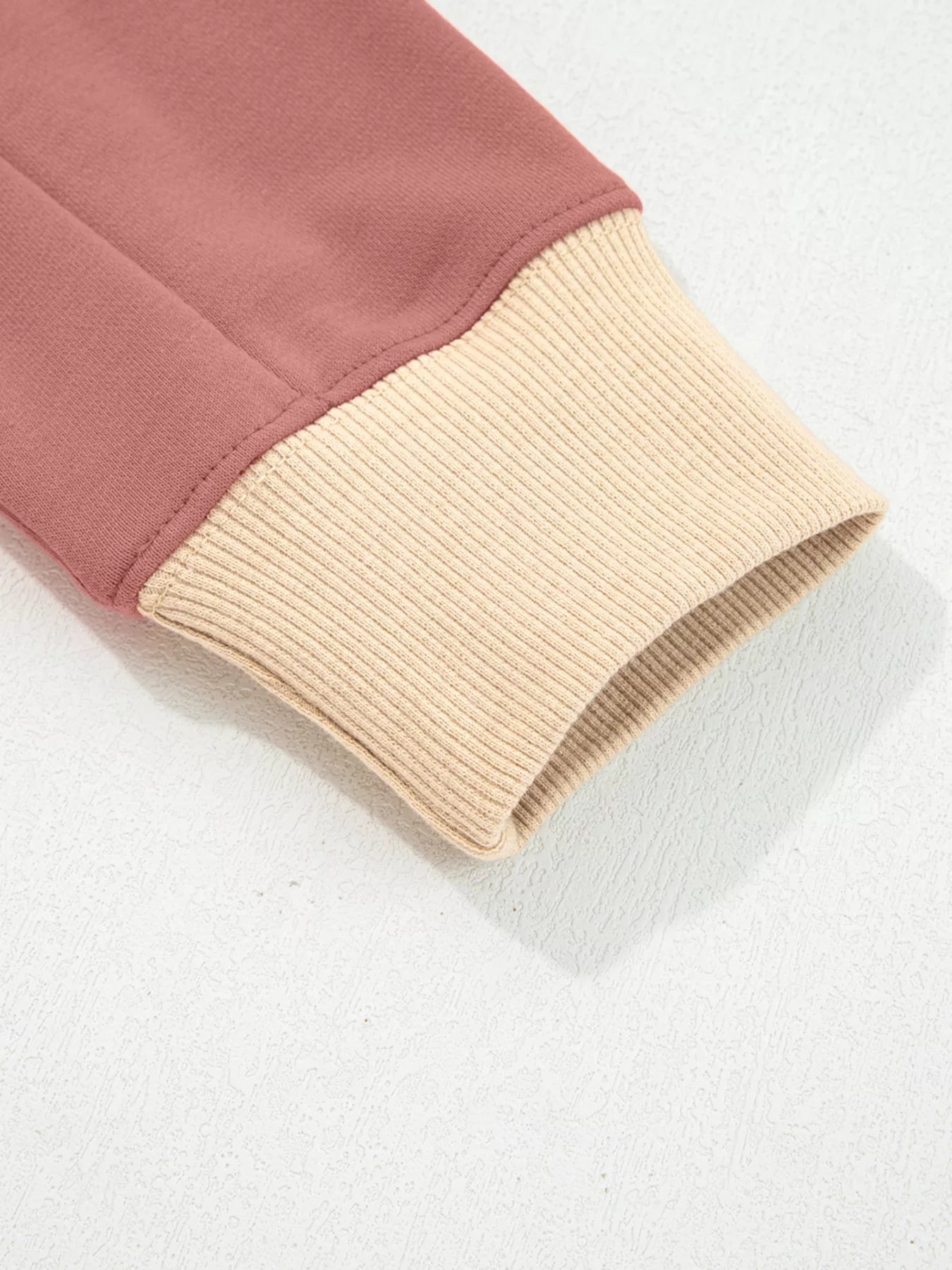 Contrast Star Patchwork Exposed Seam Uneven Hem Drop Shoulder Sweatshirt OutfitFlow