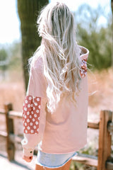 Outfit Flow - Drawstring Star Long Sleeve Hoodie