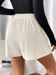 High Waisted Corduroy Shorts OutfitFlow