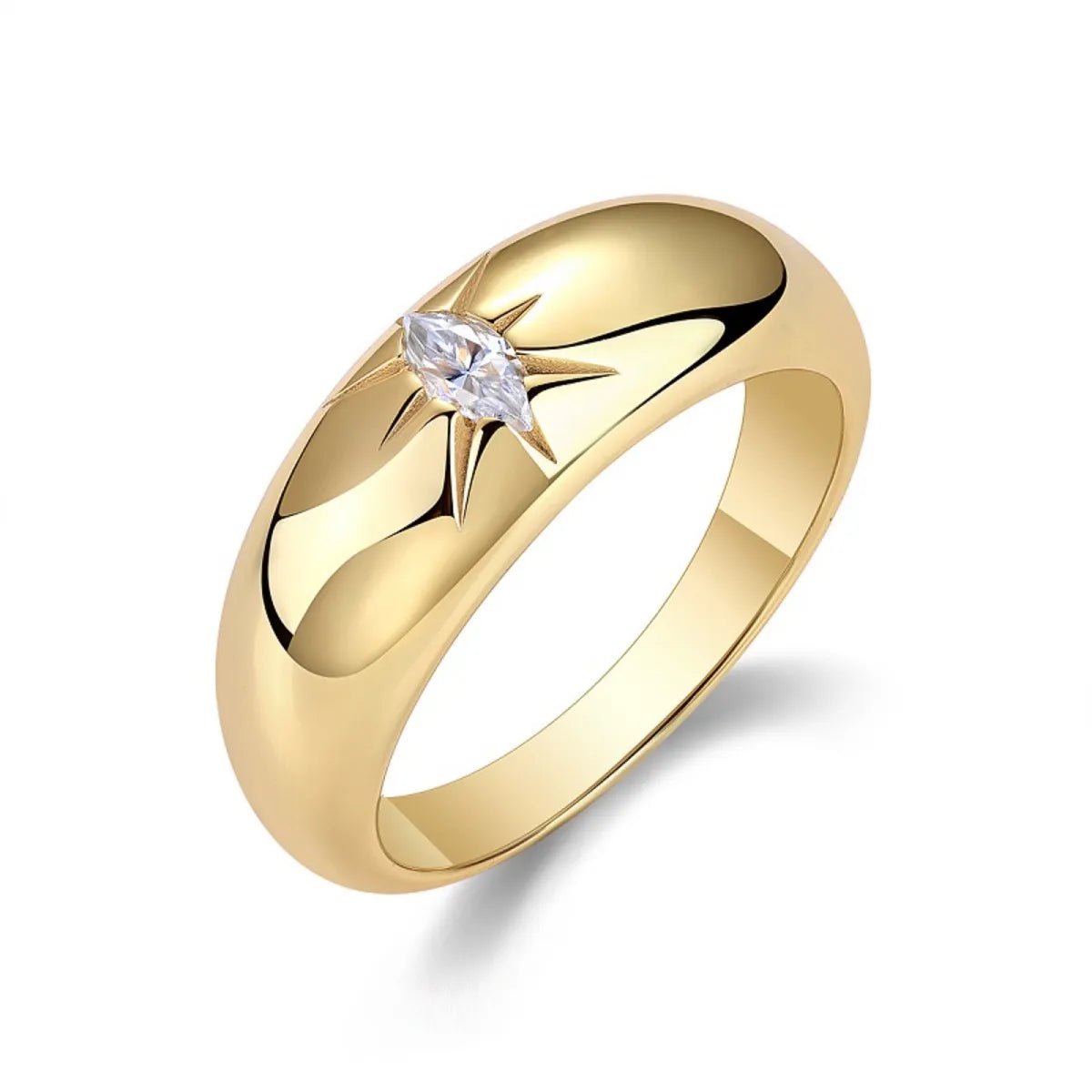925 Sterling Silver Moissanite Ring OutfitFlow
