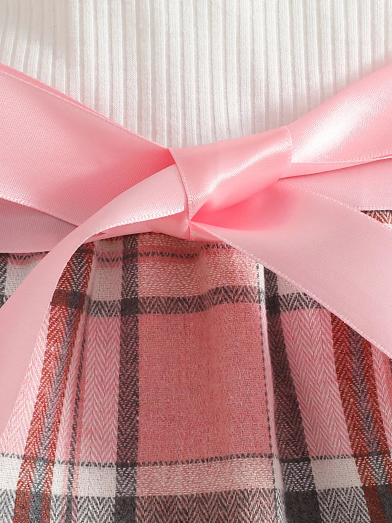 Children's Plaid 3-Piece Outfit Set Trendsi