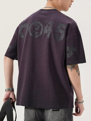 Men's Full Size Oversized Round Neck T-Shirt Plus Size Trendsi