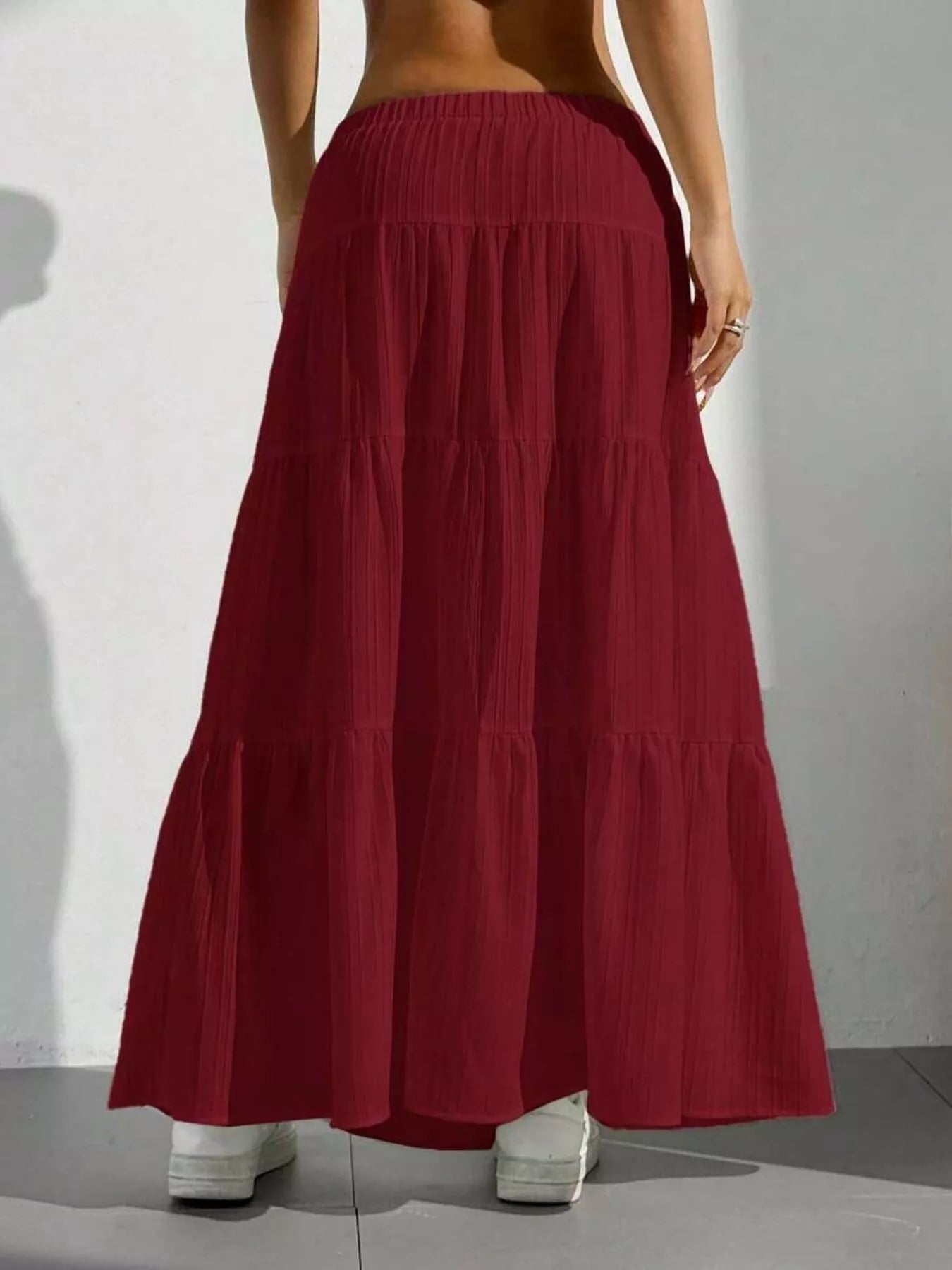 Flowy Tiered Maxi Skirt OutfitFlow