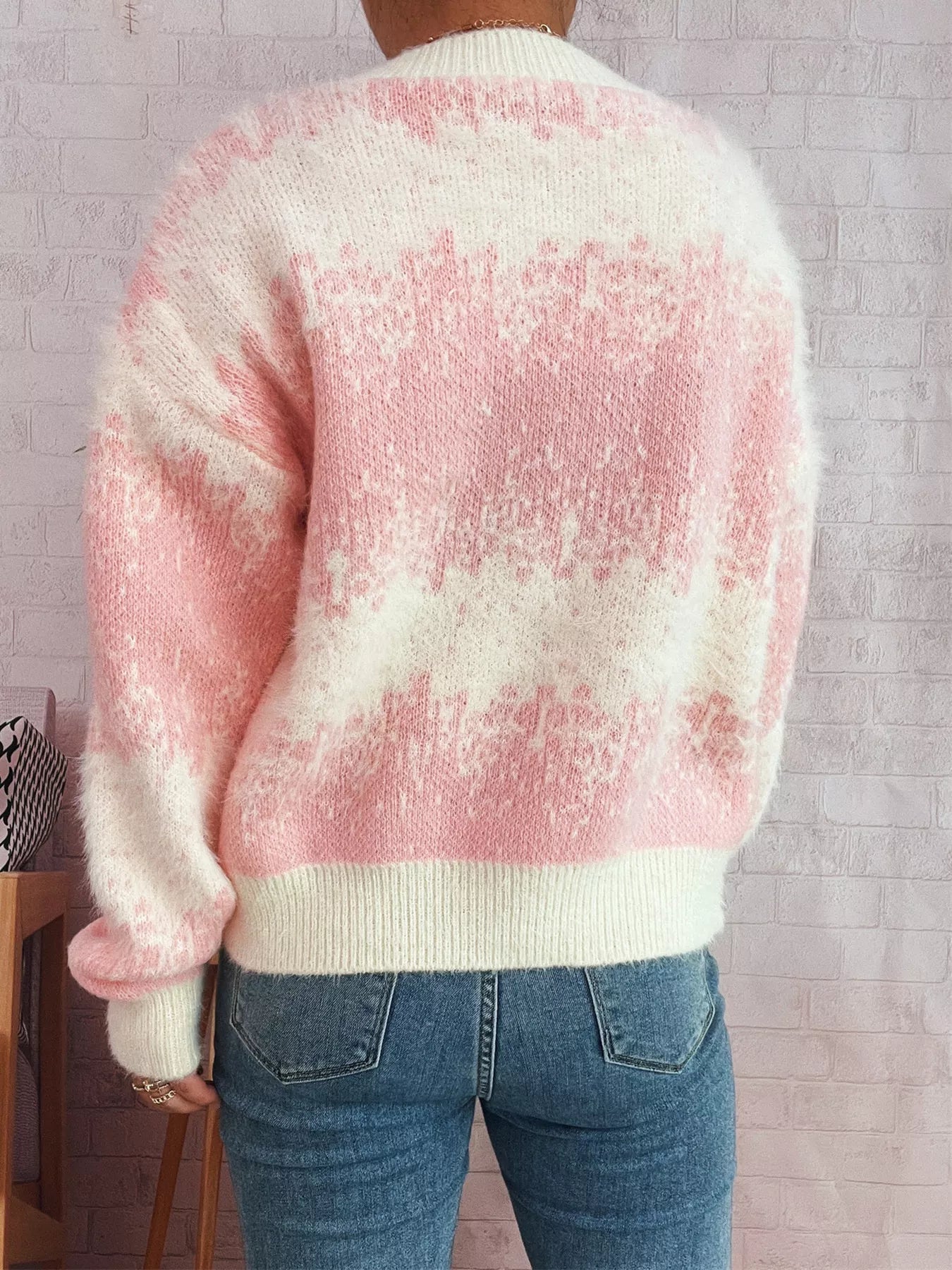 Ribbed Hem Button Up Cardigan OutfitFlow