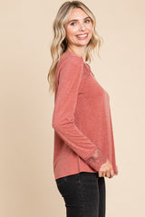 Outfit Flow - Super Lady Full Size Lace Detail Round Neck T-Shirt