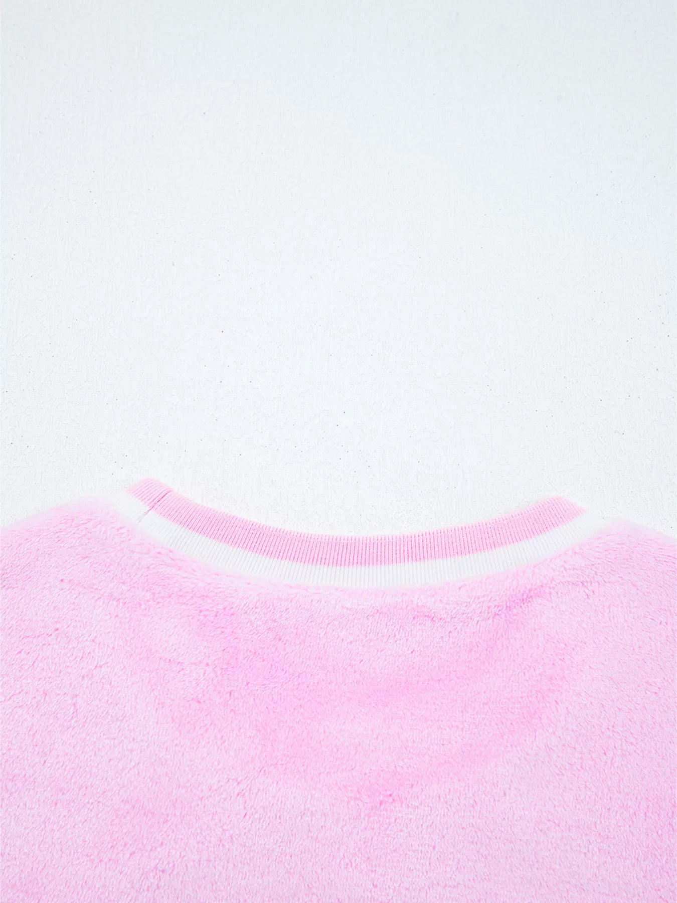 Sequin Chenille MERRY Graphic Plush Sweatshirt OutfitFlow