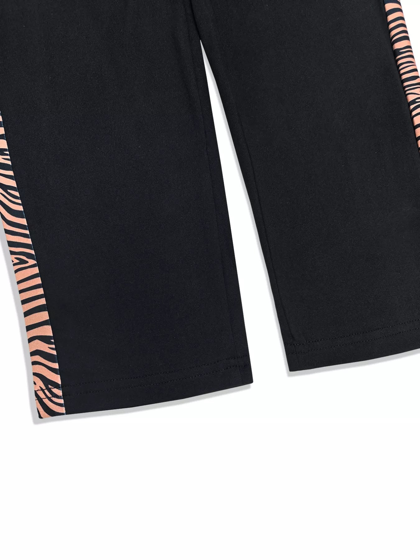 Zebra Print Top and Pants Set OutfitFlow