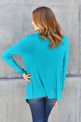 Basic Bae Full Size Open Front Long Sleeve Cardigan OutfitFlow