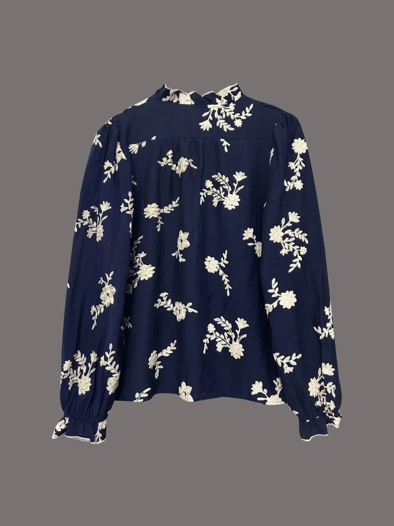 Flower Button Up Long Sleeve Shirt OutfitFlow