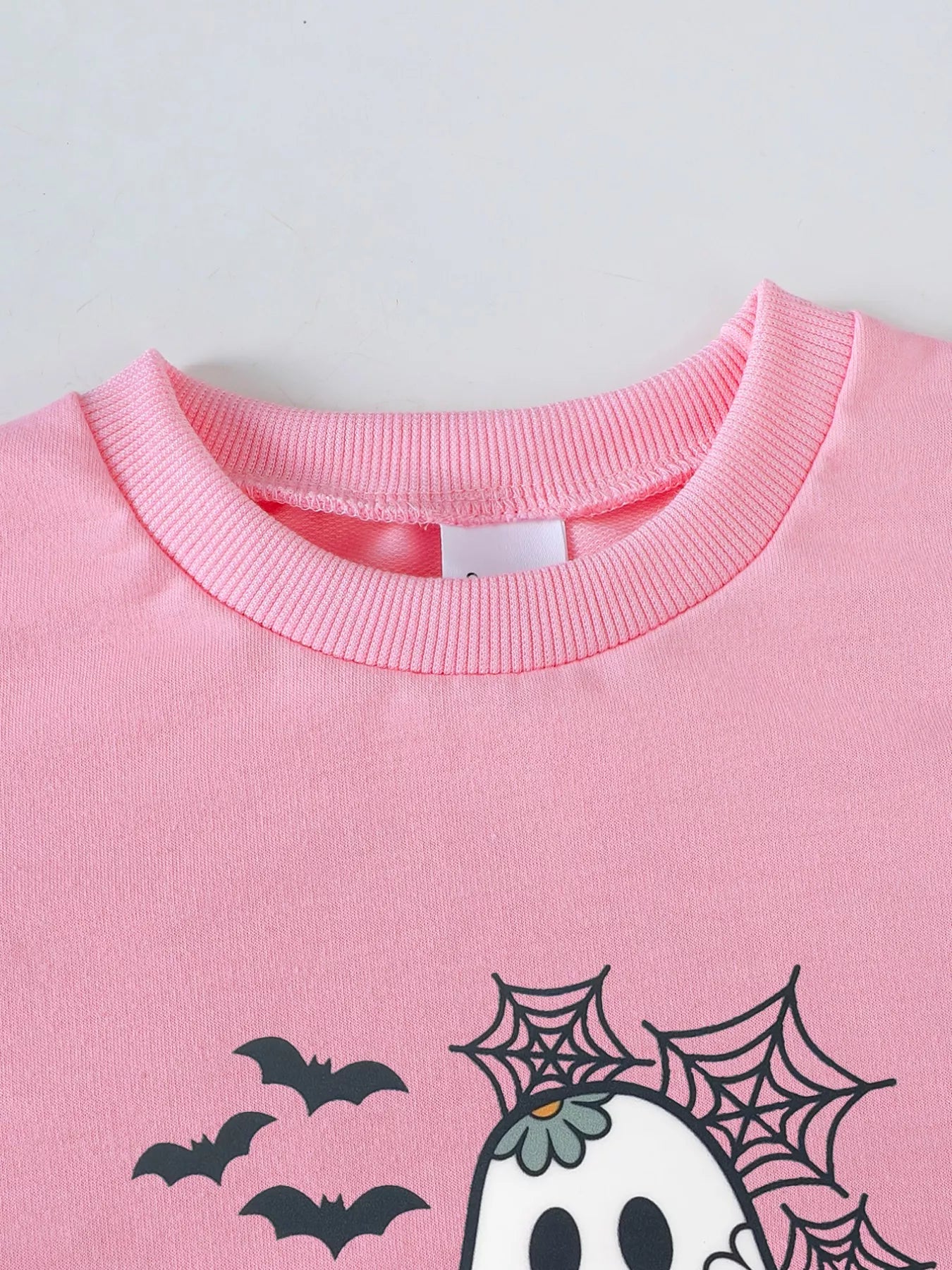 Children's Halloween Graphic Sweatshirt and Flare Pants Set OutfitFlow