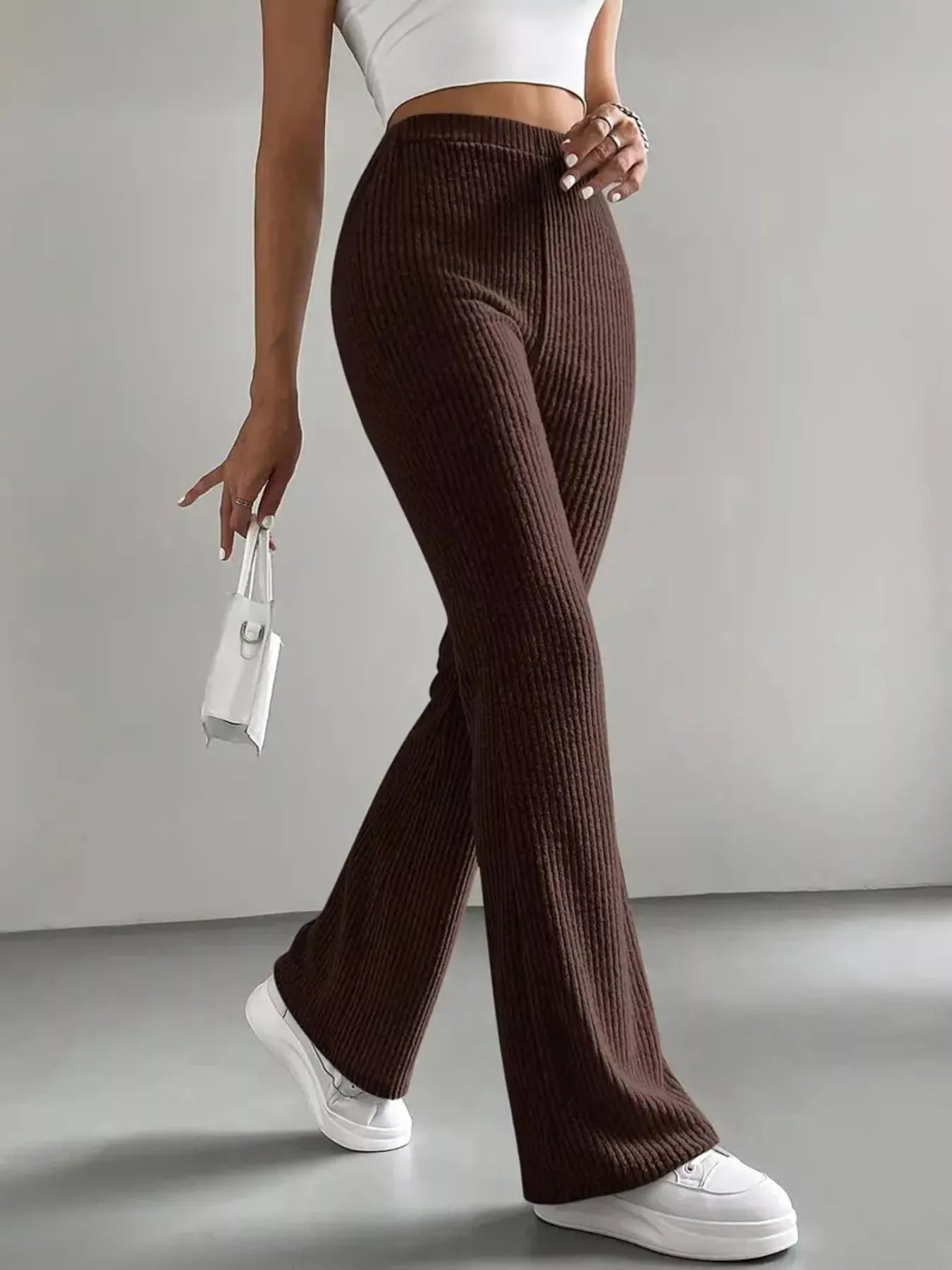 High Waist Flare Pants OutfitFlow