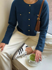 Button-Down Knit Cardigan OutfitFlow