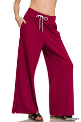 Zenana Scuba Drawstring Pants OutfitFlow