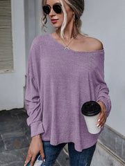 Outfit Flow - Full Size Double Tie Drop Shoulder Long Sleeve T-Shirt