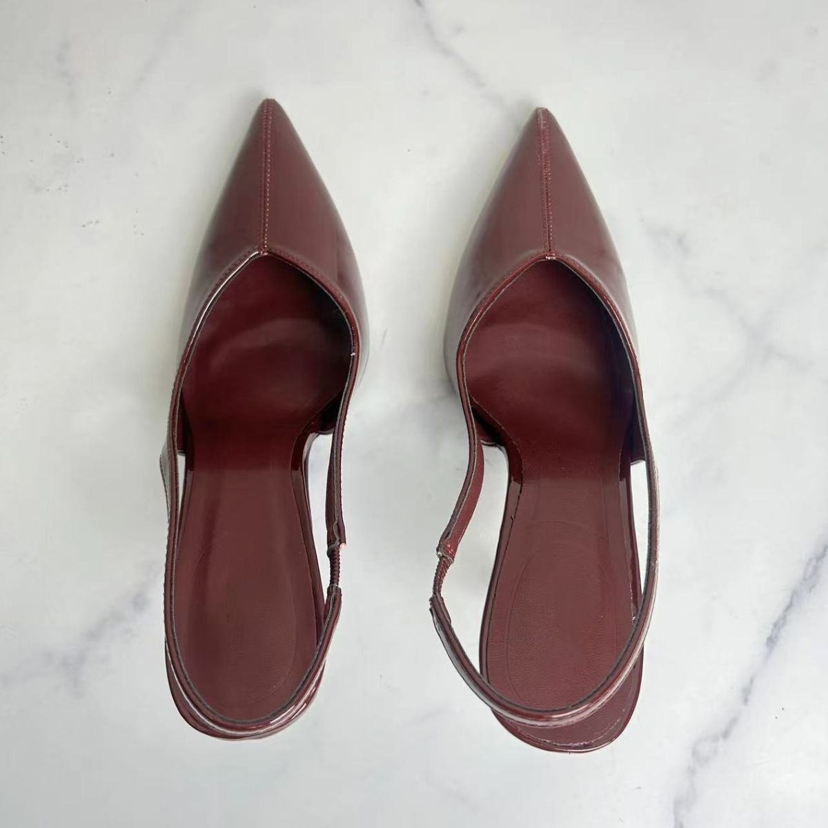 Slingback Point Toe Stiletto Pumps OutfitFlow