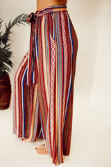 Outfit Flow - Printed Tied Wide Leg Pants