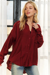 ADORA Button Down Linen Shirt OutfitFlow