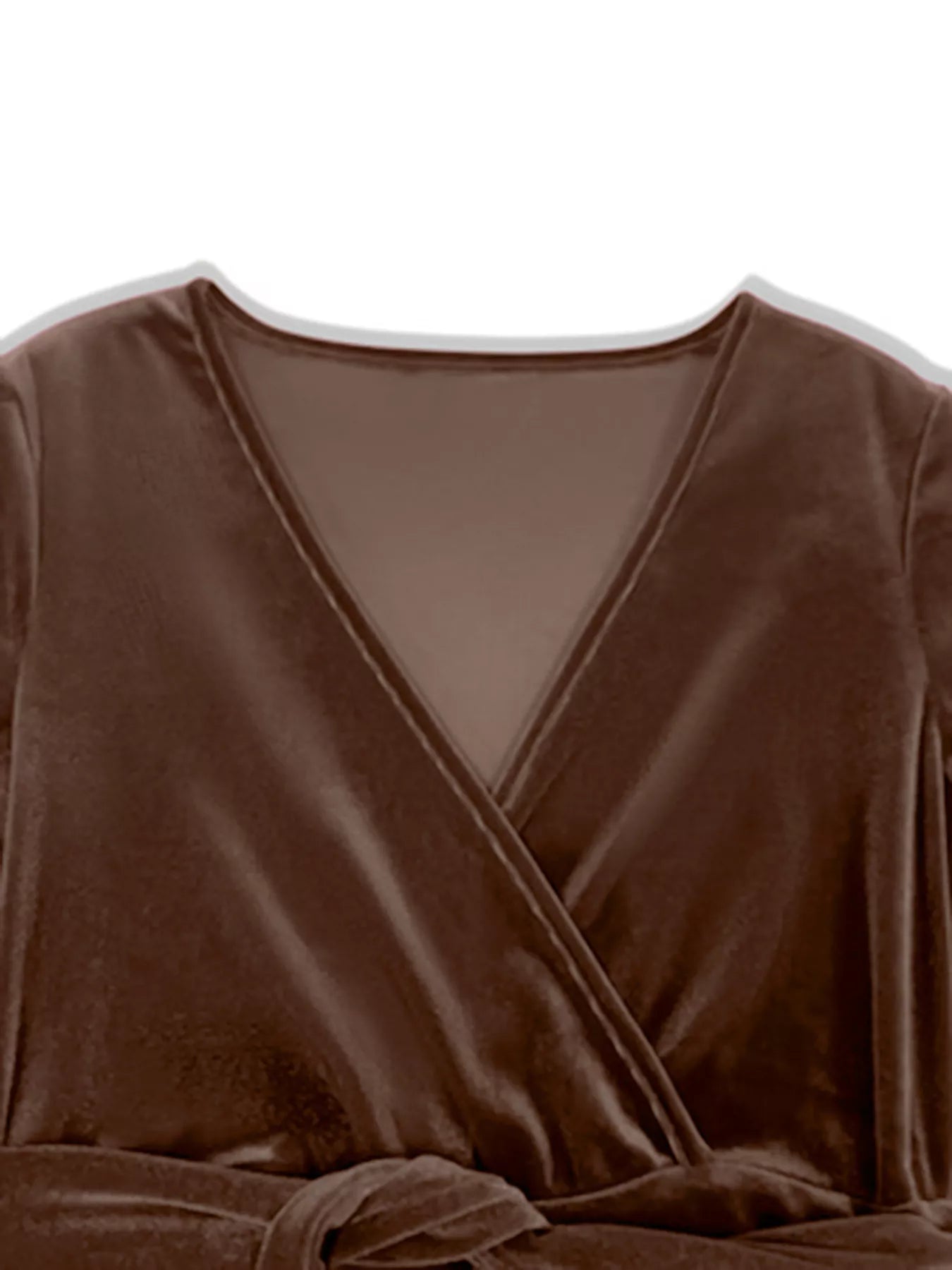 Velvet Long Sleeve Maxi Dress OutfitFlow