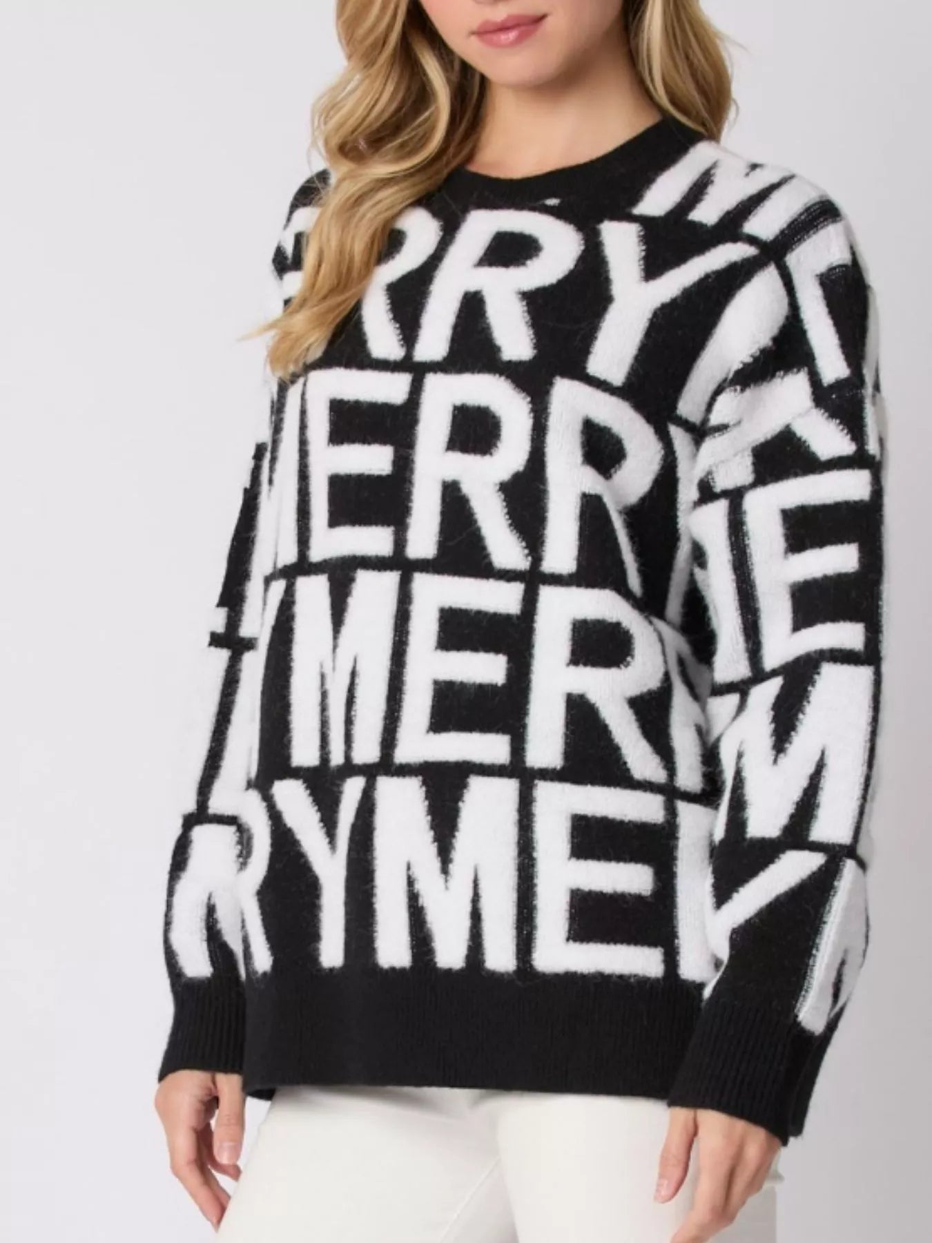 Christmas Merry Festive Holiday Sweater OutfitFlow