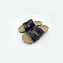 Open Toe Flats Sandals Black OutfitFlow