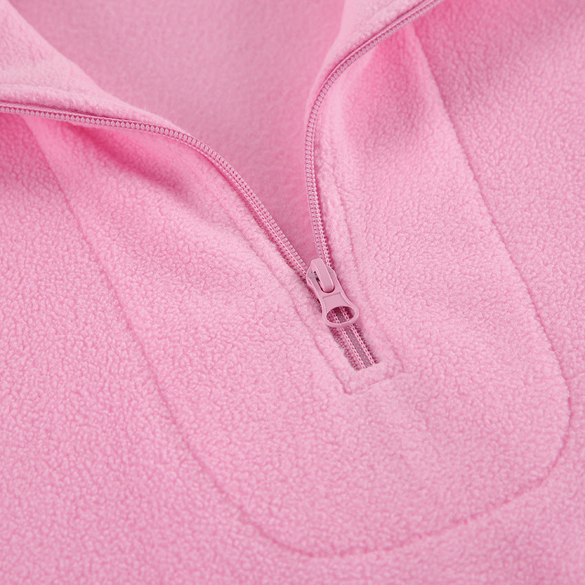 Quarter Zip Long Sleeve Sweatshirt OutfitFlow