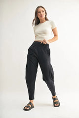 MONO B Flowbarrel High Waist Active Pants OutfitFlow
