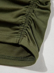 Round Neck Short Sleeve T-Shirt OutfitFlow