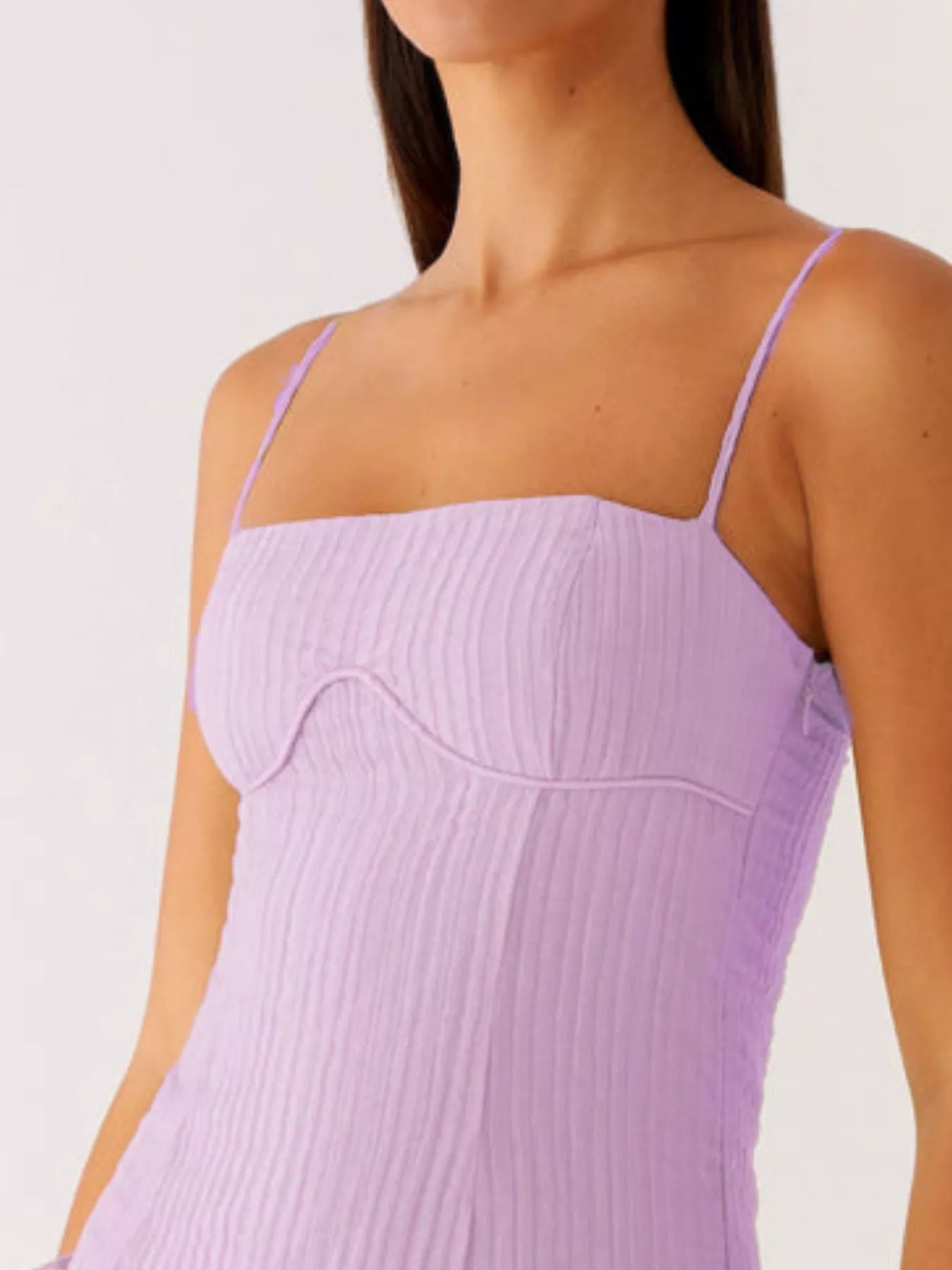 Ruffle Hem Cami Mini Dress OutfitFlow