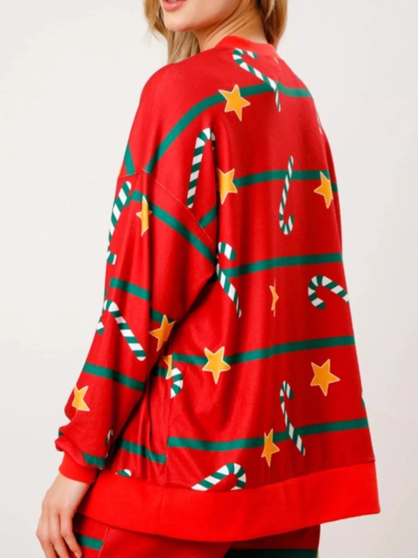 Christmas Long Sleeve Top and Pants Lounge Set OutfitFlow