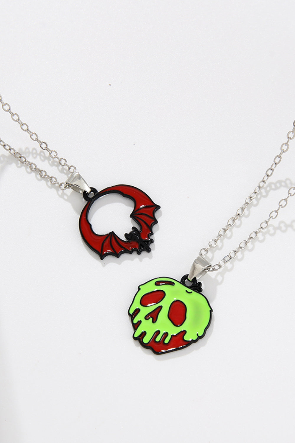 Two-Piece Halloween Theme Necklace Set OutfitFlow