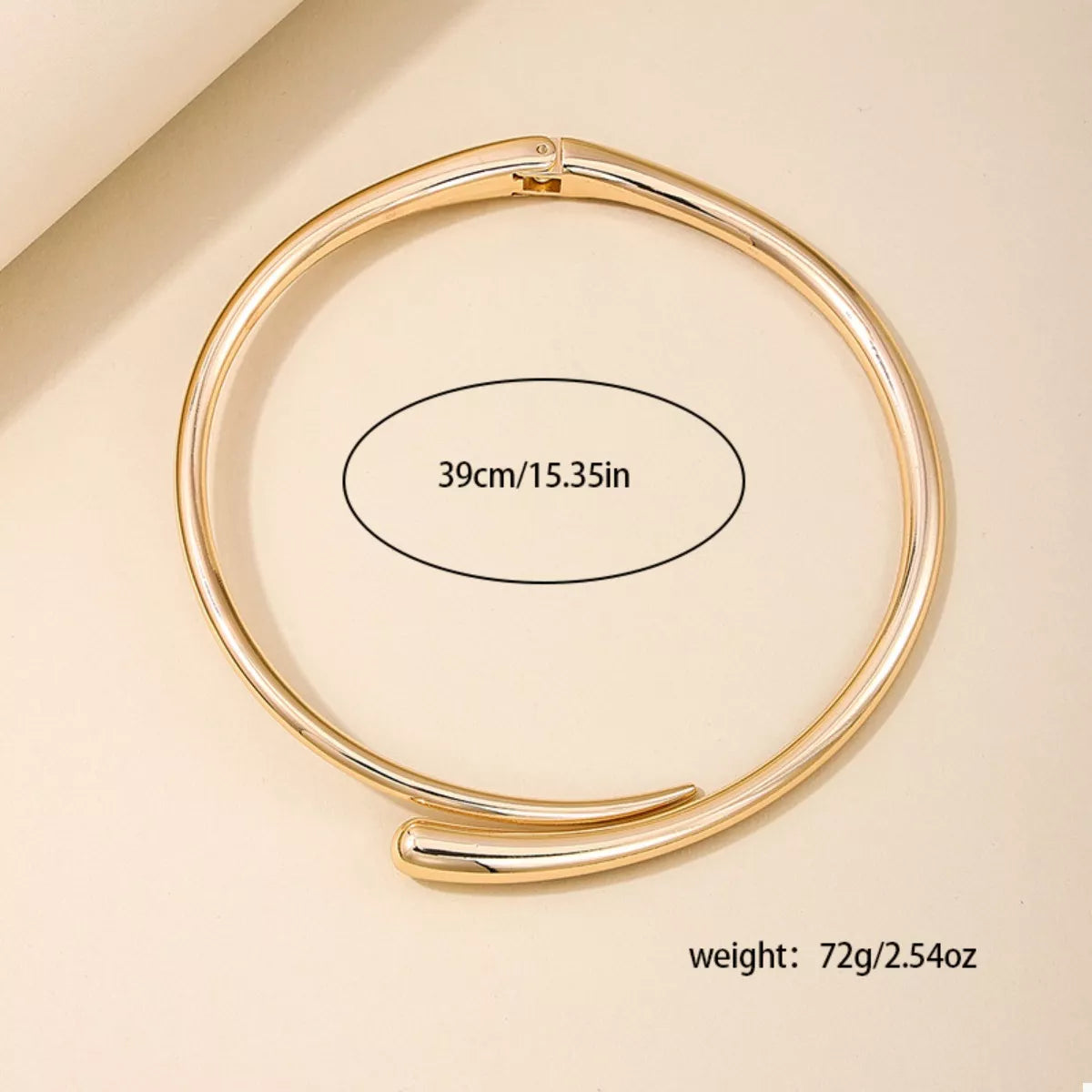 18K Gold-Plated Alloy Adjustable Necklace Trendsi