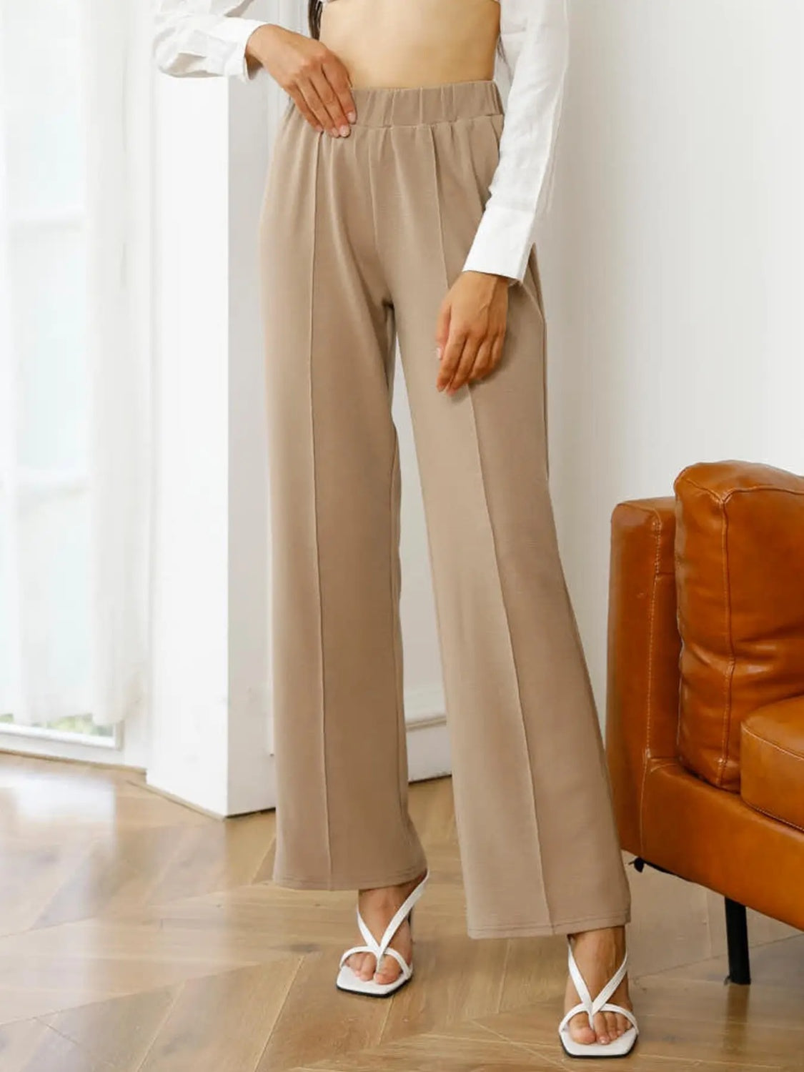 Outfit Flow - IZURIA High Waist Straight Pants