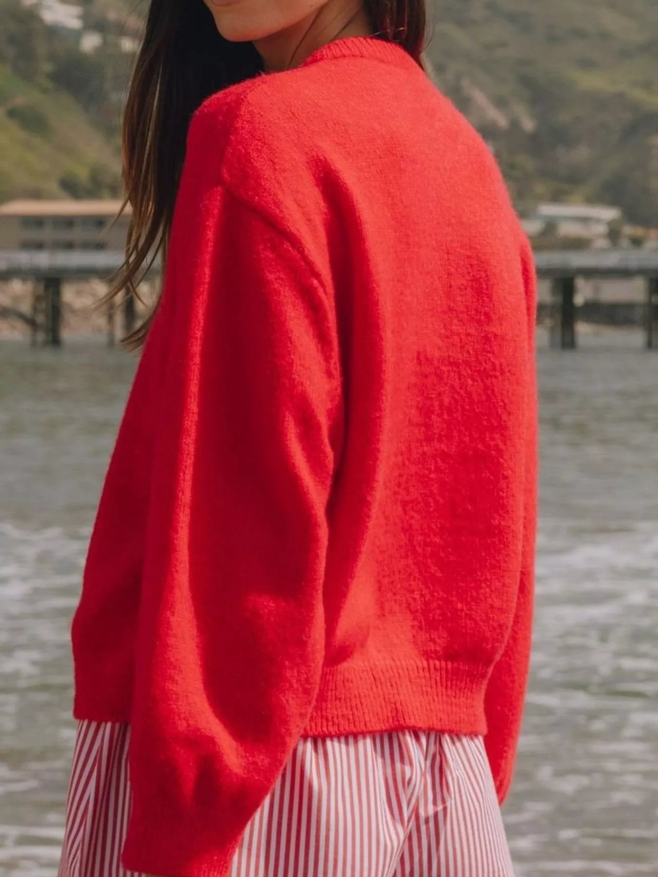 Button-Down Knit Cardigan OutfitFlow
