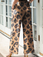 Outfit Flow - Leopard Wide Leg Pants