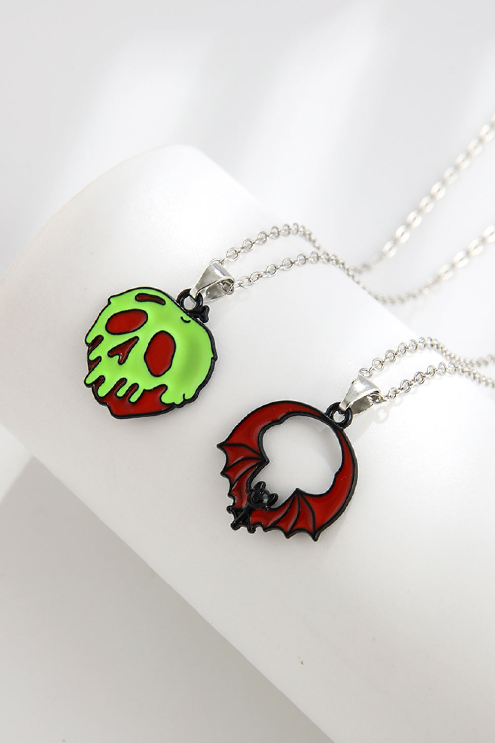 Two-Piece Halloween Theme Necklace Set OutfitFlow