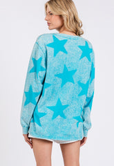 SAGE + FIG Mineral Wash Star Pattern T-Shirt OutfitFlow