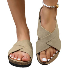 Open Toe Platform Sandals OutfitFlow