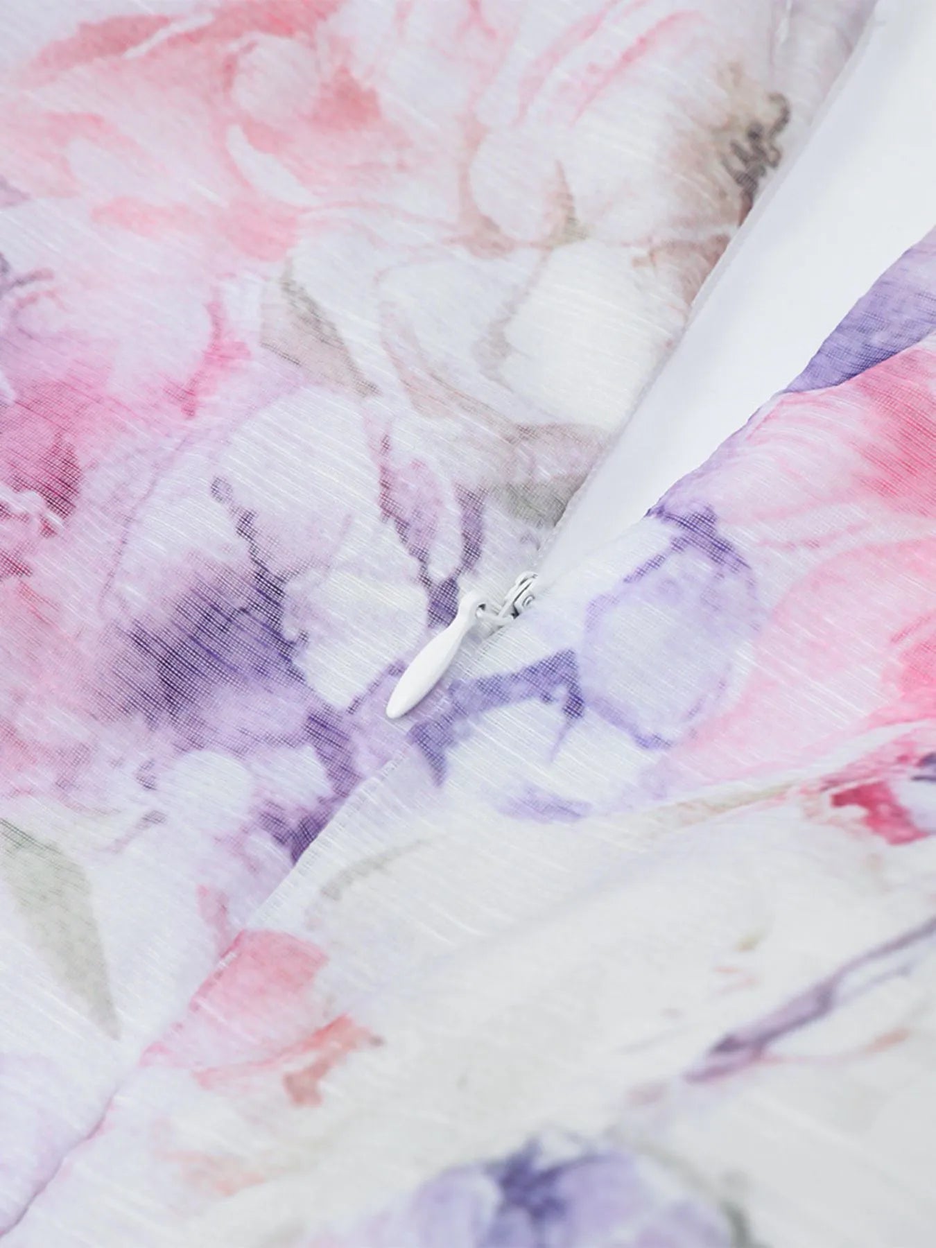 Floral Print Ruffled Mini Dress with Deep V-Neck OutfitFlow