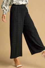 Umgee Full Size High Waisted Embellished Linen Pants Plus Size OutfitFlow