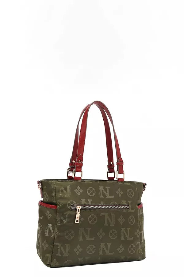 Nicole Lee USA Multi-Compartment Convertible Tote Bag Trendsi