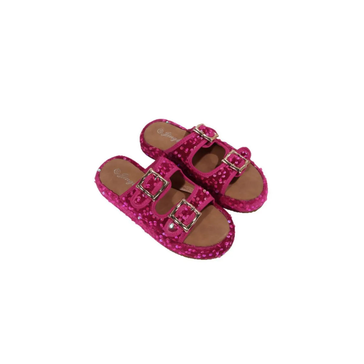 Open Toe Platform Sandals Deep Rose OutfitFlow