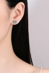 2 Carat Moissanite 925 Sterling Silver Stud Earrings OutfitFlow