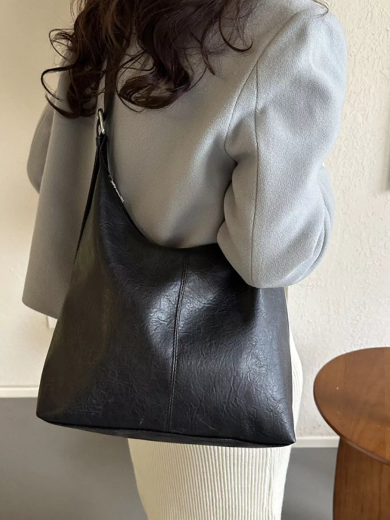 PU Leather Crossbody Bag OutfitFlow