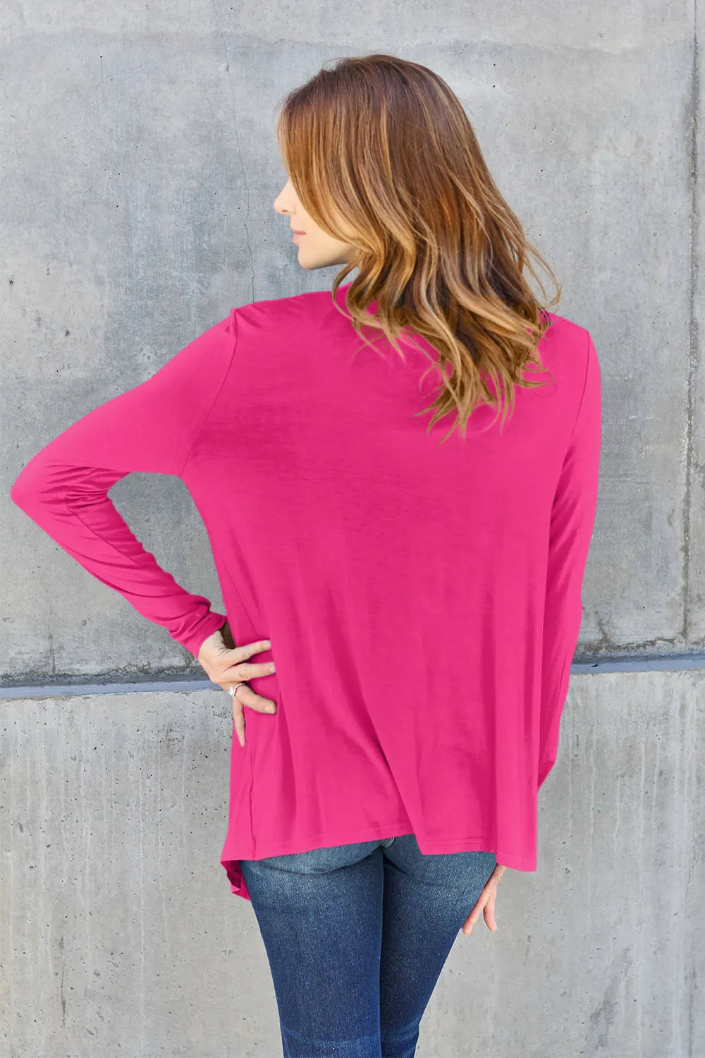 Basic Bae Full Size Open Front Long Sleeve Cardigan OutfitFlow