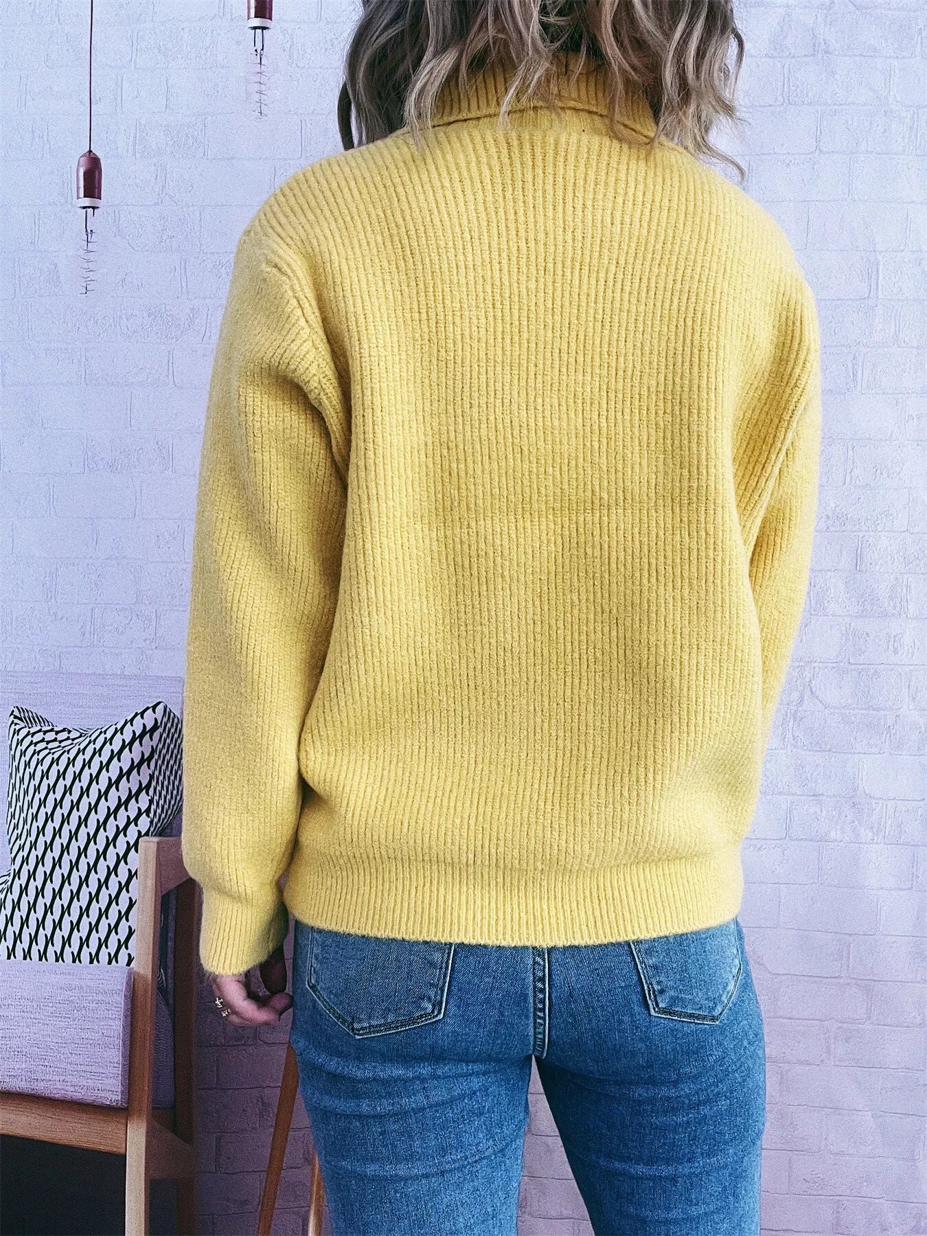 Ribbed Button-Up Cardigan OutfitFlow